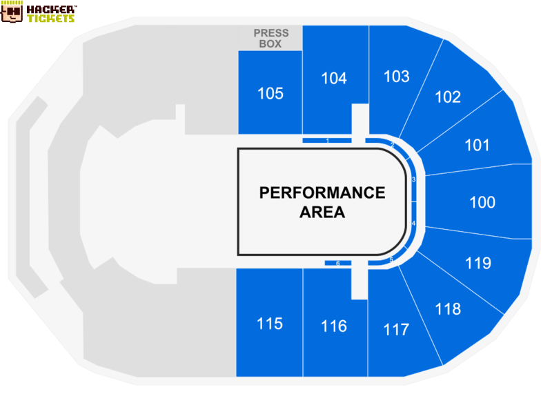 Webster Bank Arena  seating chart