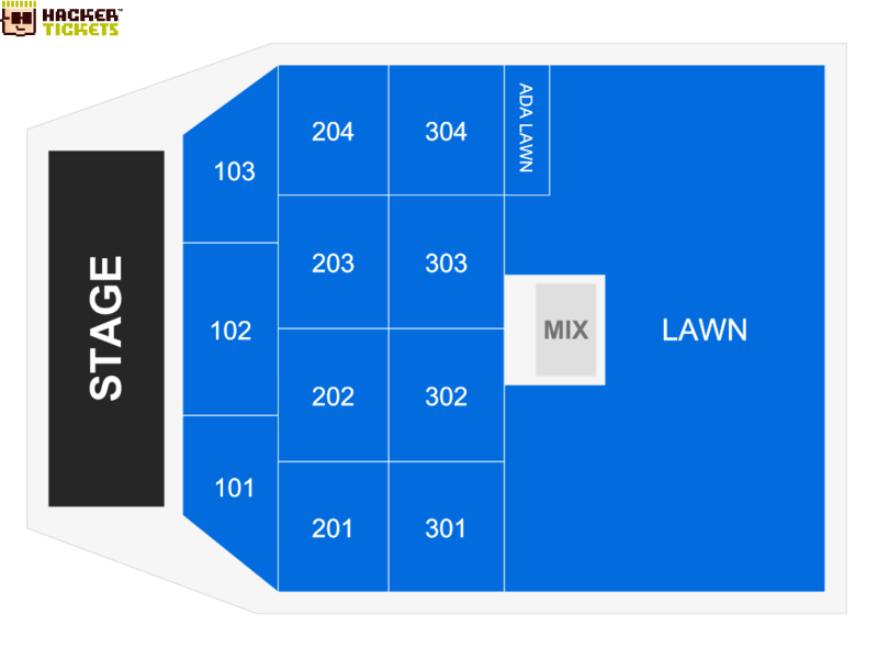 Westside Pavilion at Black Oak Casino seating chart